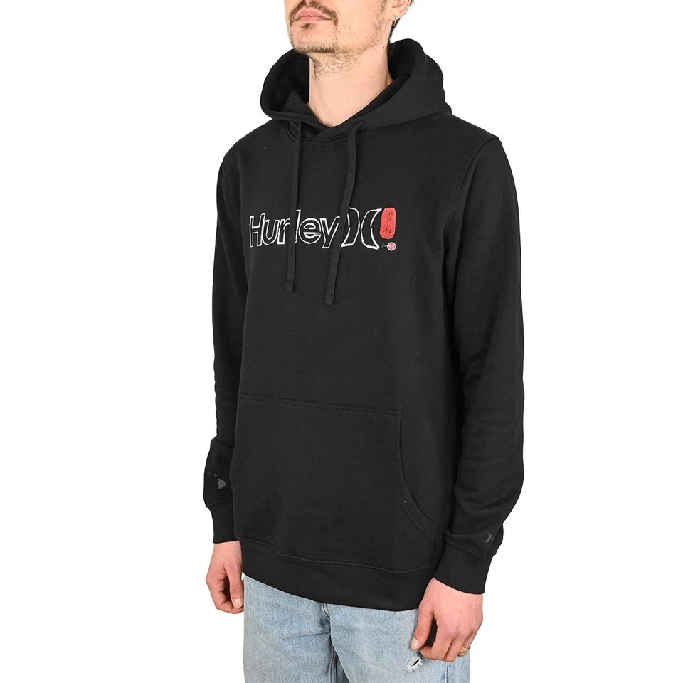 Sudadera Con Capucha Hurley Samukai O&O - Negra - Imagen 2 de 4