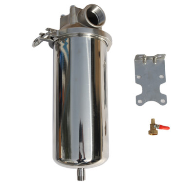 TECHTONGDA 304 SS Heavy-duty Filter Housing for 10''L Cartridges 1.5''NPT