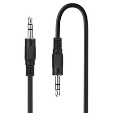 3FT Short AUX Cord 3.5mm Stereo Auxiliary Audio Cable for Samsung Galaxy/iPad