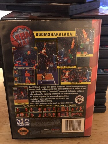 NBA Jam (Sega Genesis, 1994) - Picture 2 of 4