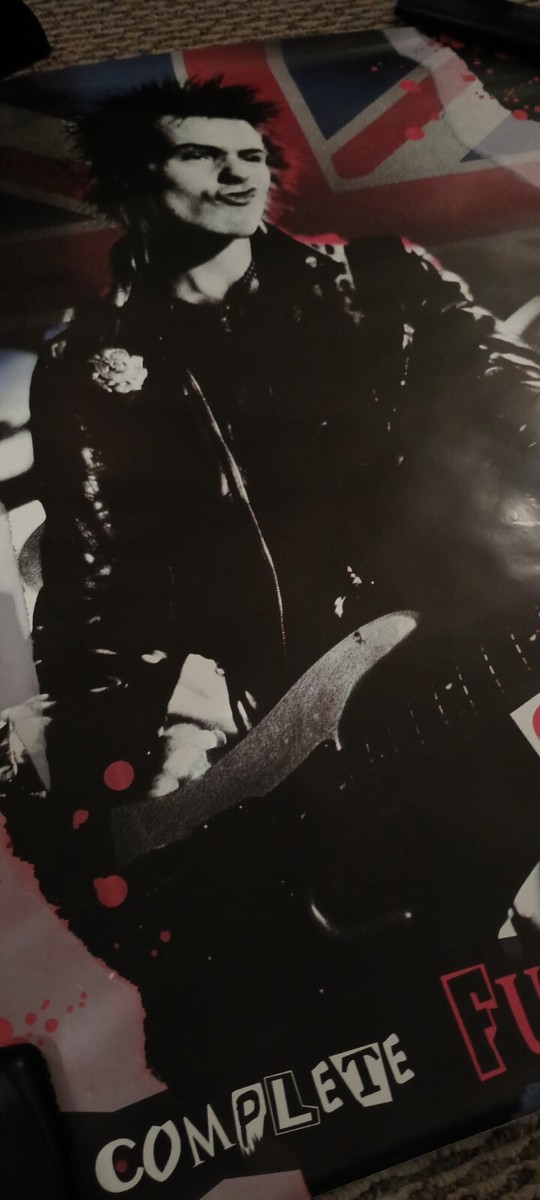 Sex Pistols Poster Sid Vicious Johnny Rotten Complete Anarchy UK
