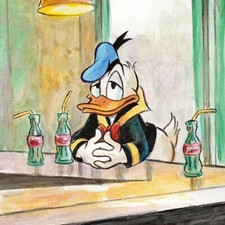 Donald & Goofy inspired by Edward Hopper - Tony Fernandez - Exclusive Edition