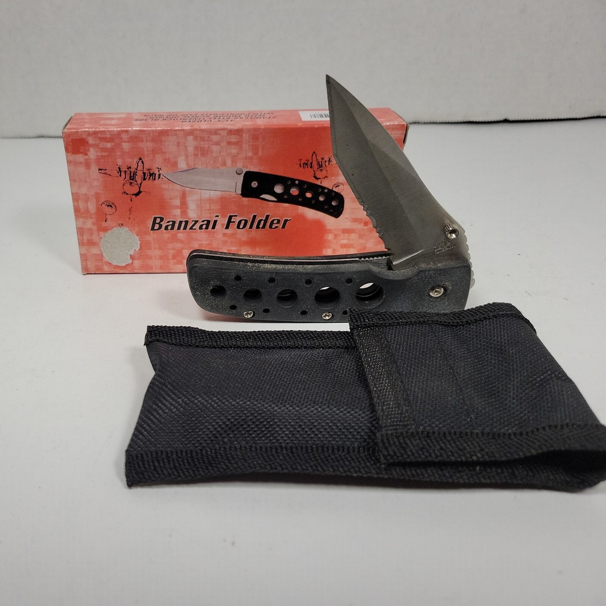 Frost Cutlery Flying Falcon Banzai Folder Pocket Knife 15-374B