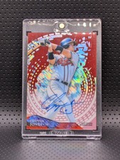 2014 Topps Tek Chipper Jones SSP **DOUBLE AUTO** Red Refractor /10 Red Storm