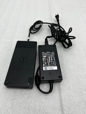 Dell WD19TBS Thunderbolt 3 USB-C DisplayPort Docking Station  180w Power Adapter