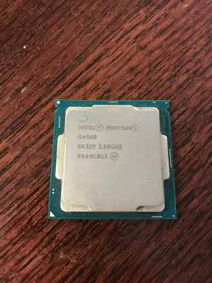 Intel Pentium G4560 3.5GHz LGA 1151 3MB 8GT/s Dual Core CPU Processor SR32Y