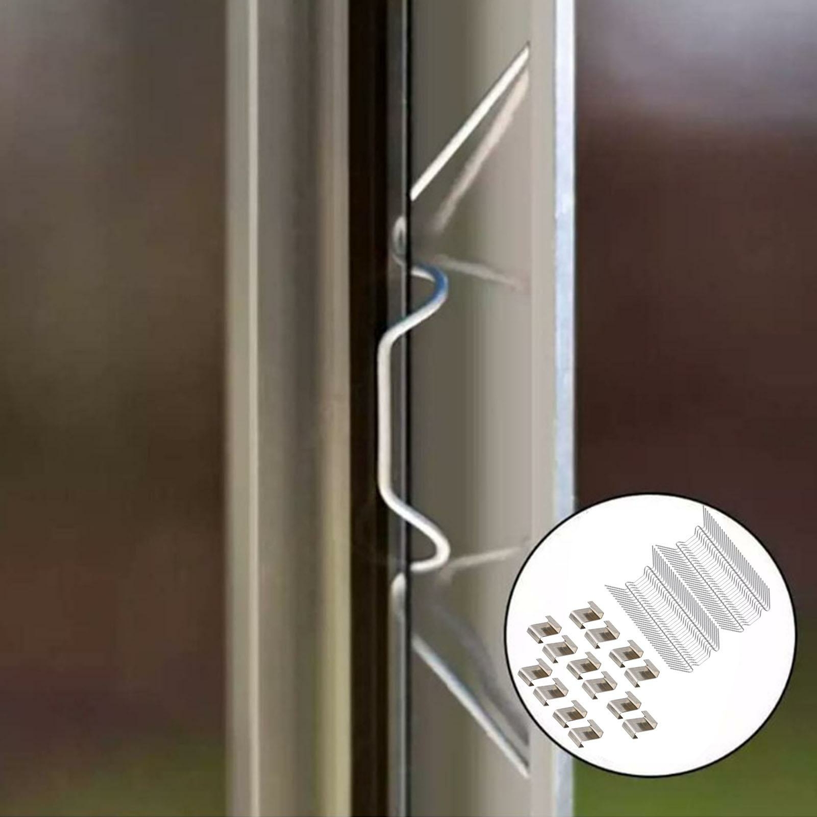 60PCS Stainless Steel Greenhouse Glass Window Panel Clips Green House W Z Clips eBay