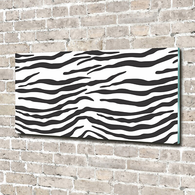 Acrylglas-Bild Wandbilder Druck 140x70 Deko Sonstige Zebra Hintergrund
