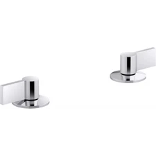 Kohler K-77974-4-CP Components Lever Handles for Bathroom Faucet, Chrome