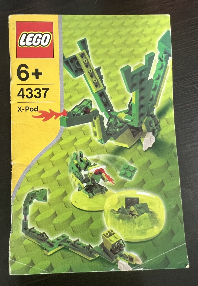 LEGO Dragon Pod Set 4337 X-Pod Manual ONLY 2005 Creator | eBay