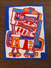 Vintage 1981 Jacques Soisson Signed Screenprint Hurie Lume 88/200