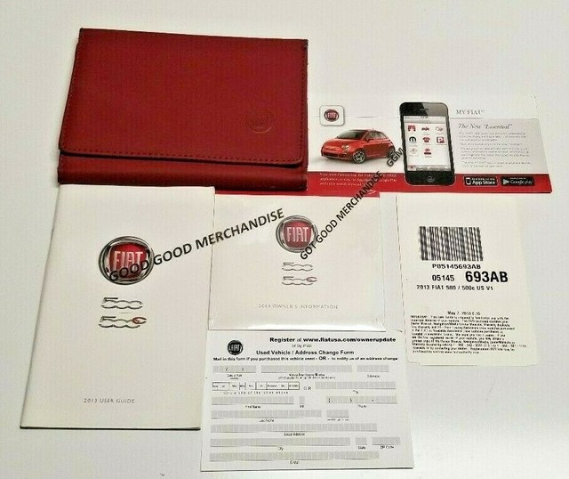 2013 FIAT 500C OWNERS MANUAL 500 GUCCI c LOUNGE POP TURBO SPORT