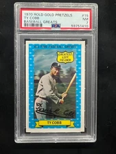 1970 Rold Gold Pretzels #15 Ty Cobb PSA 7