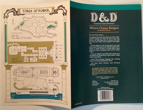 Advanced Dungeons & Dragons CM6 Where Chaos Regns NEUWERTIG TSR 9158 1985 - Bild 4 von 4