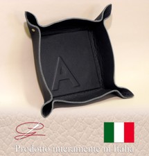  SVUOTATASCHE IN VERA PELLE - PERSONALIZZABILE-  IDEA REGALO - MADE IN ITALY