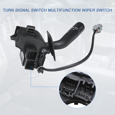 TRQ Turn Signal Wiper Dimmer Combination Switch Lever For 2004-2005 Ford F150 Pickup Truck 2 thumbnail image