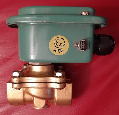 ATEX Magnetventil ASCO EM E210D095 Valve 3/4'' Zoll 24V  Luft Wasser EM E210 D095