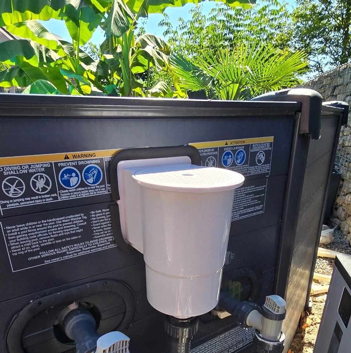 Kit Skimmer Per Piscina Fuori Terra - Montaggio A Parete Facile, Include Tubo E Adattatori - Per Una Manutenzione Dell'Acqua Rapida E Senza Stress - 2