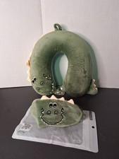 Kids Boys/Girls Dinosaur Pillow for Traveling Memory Foam Headrest Neck Support