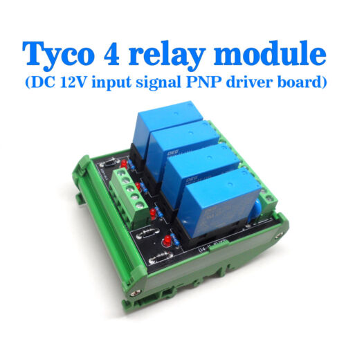 OEG DC 12V 4 Channel Relay Module Four panels Driver Board Socket PNP - Picture 1 of 2