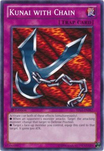 Kunai with Chain - BP01-EN087 - Common - 1st Edition x3 - Near Mint