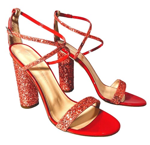 Giuseppe Zanotti Omnia Arena Red Sneakers Size 42 / 9 VWG 338377 ? GIUSEPPE ZANOTTI SNEAKERS RED WITH CRYSTAL SIZE 44 US 11  main image 3