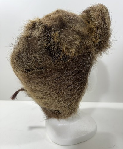 Vintage Ushanka Russian Fur Trapper Hat Men's - Picture 6 of 6