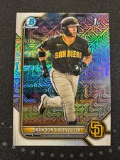 2022 Bowman Mega Box #BCP-28 Brandon Valenzuela 1st Mojo Refractor Padres