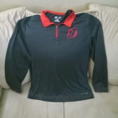 New Jersey Devils Long Sleeve Thermabase Majestic Shirt Size Large Nhl  hockey