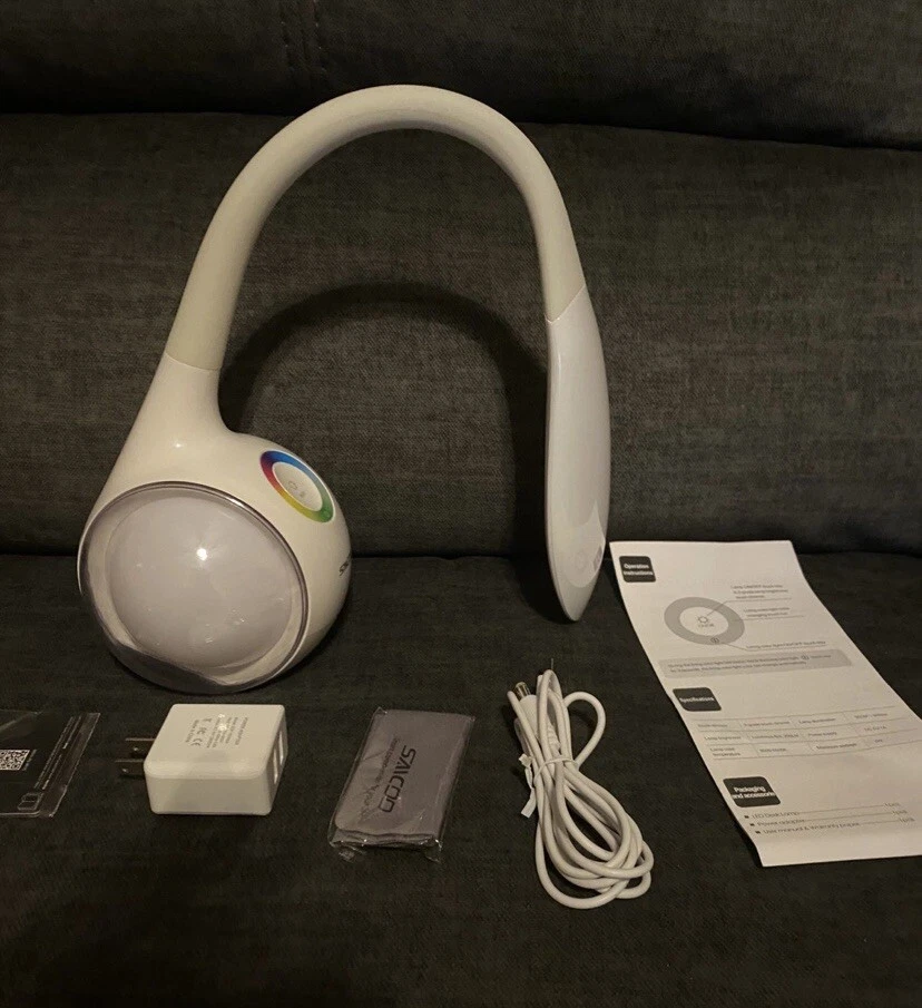 Lámpara de Escritorio LED Hd-Cambio de Color-Regulable Luz Blanca Táctil 100+ Colores Foto 2 de 3