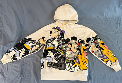 H&M Moschino Disney Oversized Hoodie XS Rare Size