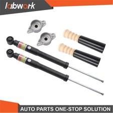 2x STOßDÄMPFER +DOMLAGER +PROTECTION-KIT HINTEN FÜR AUDI A1 8X VW FOX POLO 9N 6R