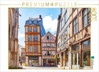 Calvendo Puzzle Half-Timbered Houses In Rouen, Normandy | 1000 Pieces, Finished