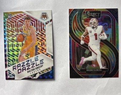 Case Hit Lot   Dalton Knecht Razzle Dazzle And Deebo Samuel Tie Die /25 !!