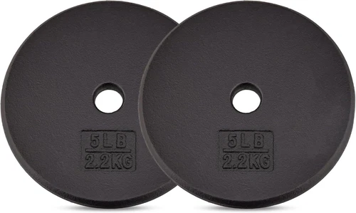Standard 1" Cast Iron Weight Plate - Ideal for Strength Training - Multiple Weig - Picture 1 of 12