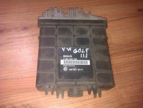 0261200760 Motormanagement, Steuergerät, ECU  1h0907311f Volkswa DE80791-52