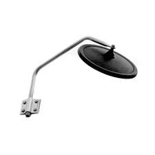 Velvac 716902 Crossview Mirror Assembly   10" K 10 Eyeball Convex, Black Abs