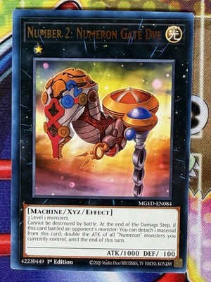 Yugioh Number 2: Numeron Gate Dve MGED-EN084 Single