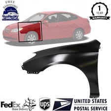 New Front Left Side Fender For 2007-2010 Hyundai Elantra HY1240138