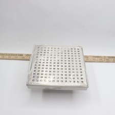 Oatey ABS Chrome Square Drain 6"