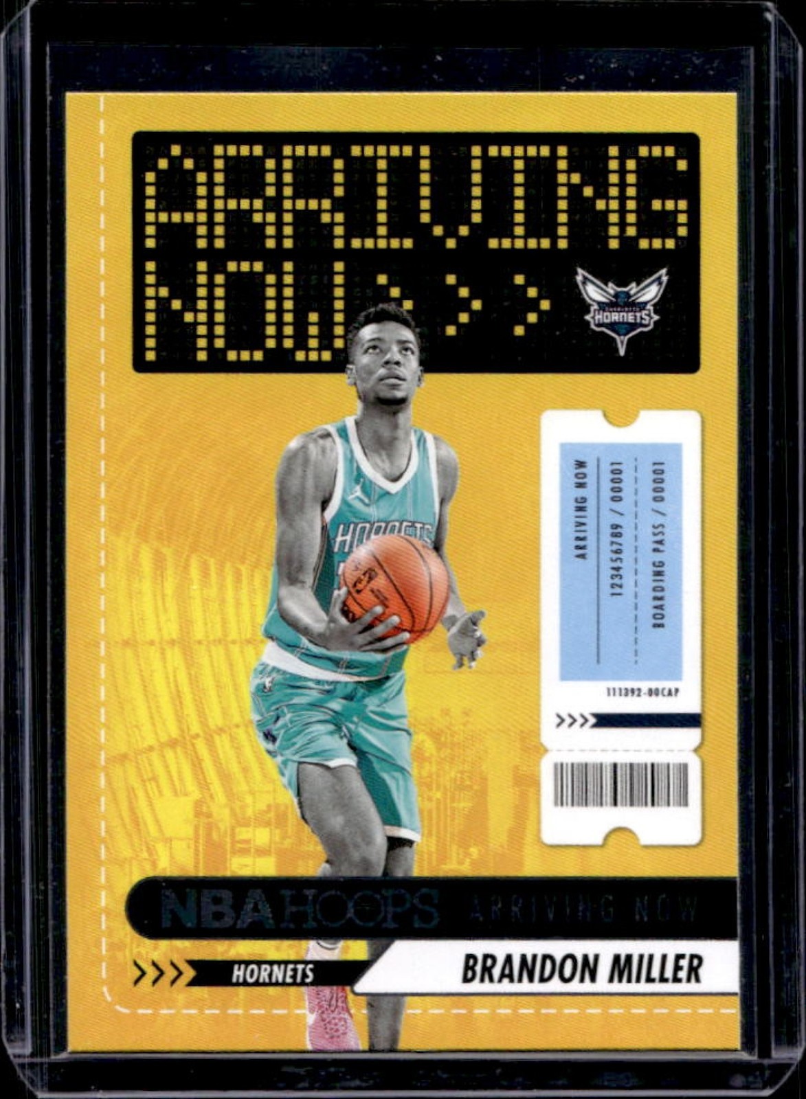 2023-24 Panini Hoops Brandon Miller Arriving Now Rookie RC #13 Hornets