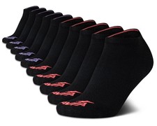 Avia Women's Low Cut Athletic Socks 10 Pack Cushioned Ankle Running Socks