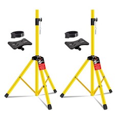 5Core Speaker Stand Pair Adjustable Tripod 54 Inch 132 lbs Capacity 35mm Mount
