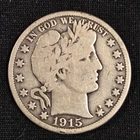 Random Common Date Barber Silver Half Dollar VG-F - Partial to Full "LIBERTY"