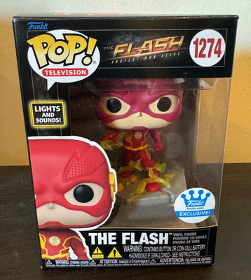 THE FLASH #1274 Funko Pop! DC The Flash FUNKO EXCLUSIVE! LIGHTS AND SOUNDS!