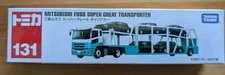 TAKARA TOMY TOMICA Long Type 131 MITSUBISHI FUSO SUPER GREAT TRANSPORTER Diecast