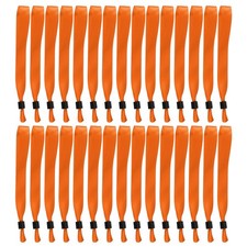 100 Pcs Cloth Event Wristband, Disposable Wrist Bands, Orange