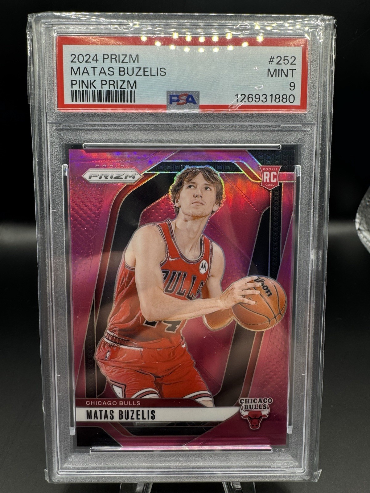 2024-25 Panini Prizm Pink /249 Matas Buzelis #252 Rookie RC 🔥📈