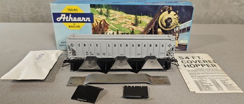 Nuevo de Lote Antiguo Athearn BevBel Escala HO Erie Lackawanna 54' Ribside Kit de Tolva Cubierta 20245 | Zustand: New