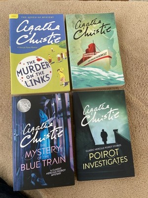 x4 Agatha Christie Harper Paperbacks all vgc